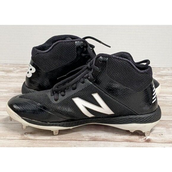 New Balance Mens Size 7 2E Black Data Driven Platform Baseball Shoes M4040BK4 main image 5